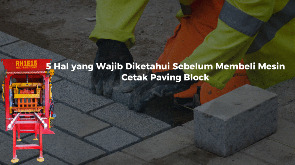 mesin cetak paving