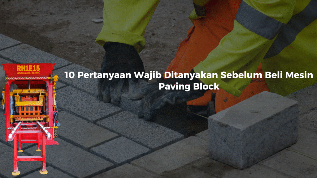 mesin paving block