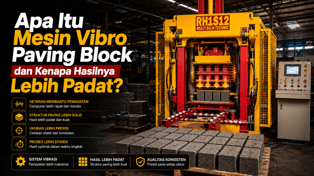 mesin vibro paving block