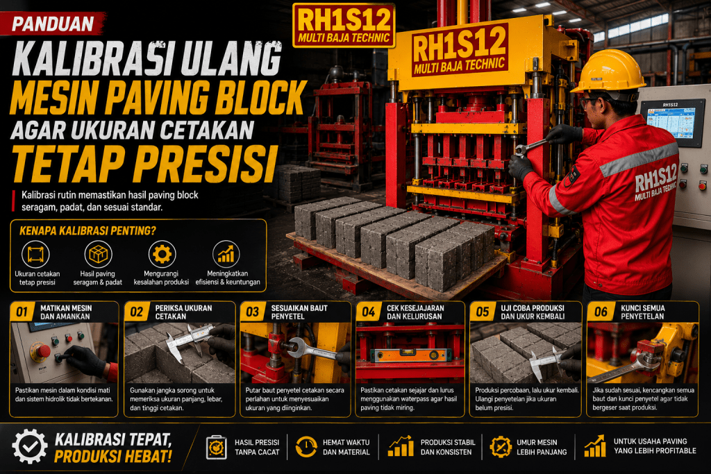 Kalibrasi Mesin Paving Block