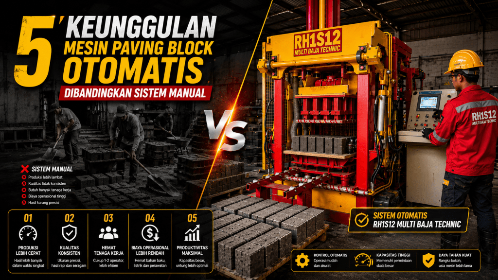 Mesin Paving Block Otomatis