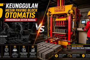 Mesin Paving Block Otomatis