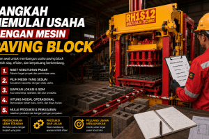 Langkah Memulai Usaha dengan Mesin Paving Block