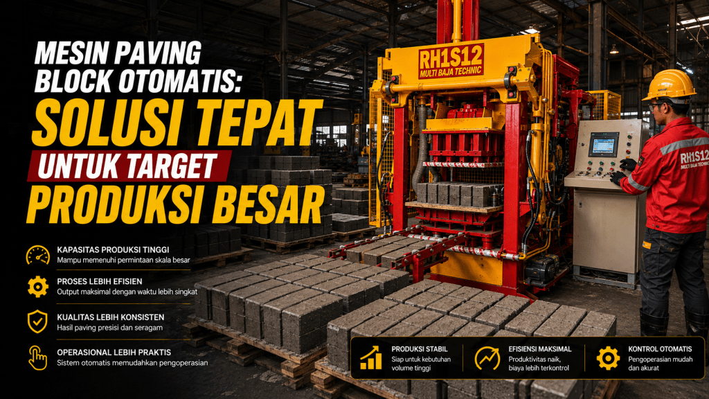 Mesin Paving Block Otomatis